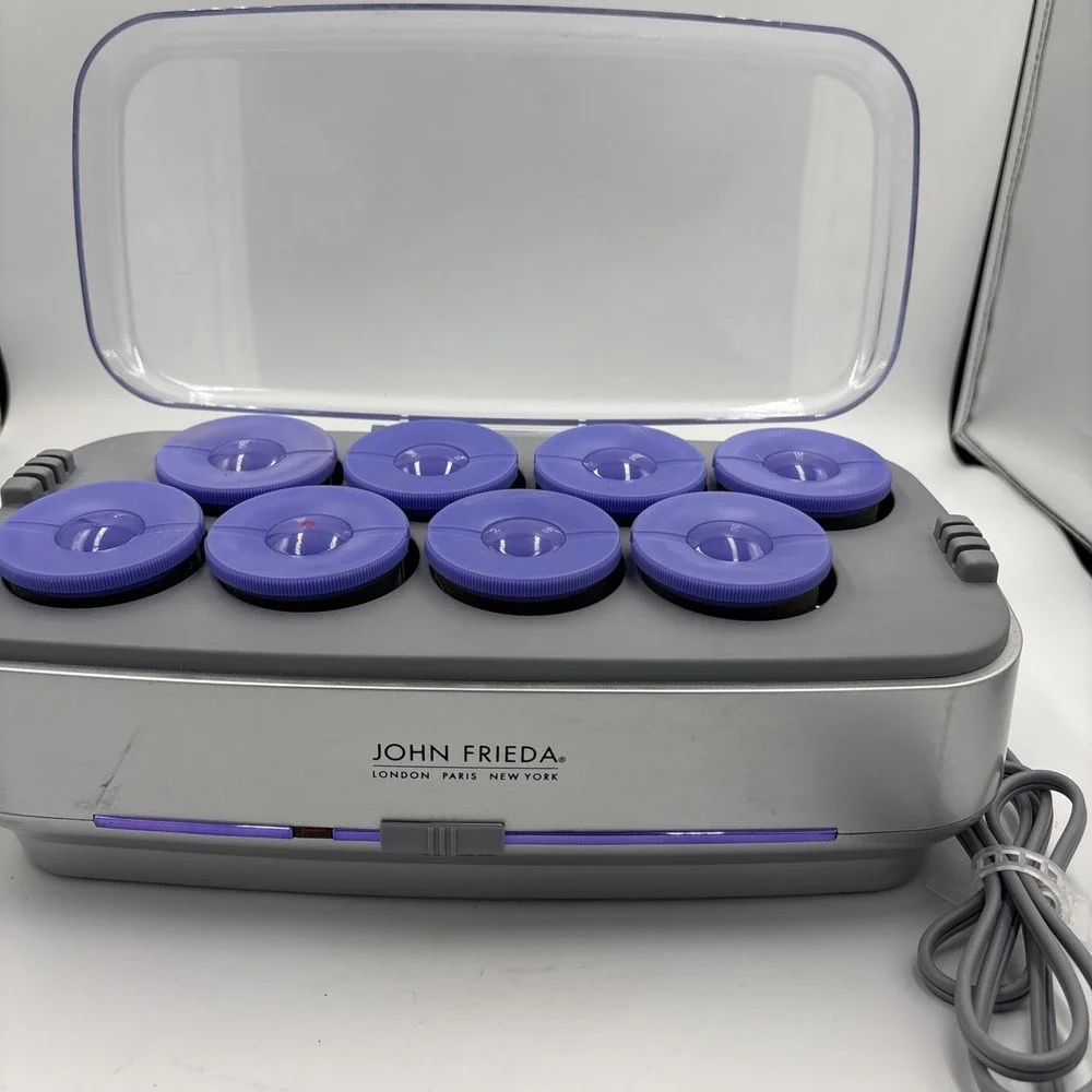 John Frieda Smooth Waves 2 inch hot roller set Of 8 No Clips